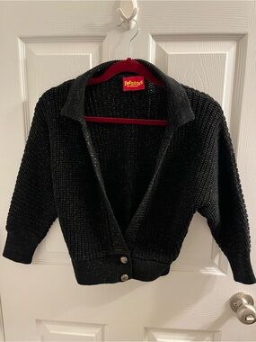Freddie’s of Pinewood Black and Gold Sweater